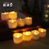 Vela Digital LED Criativa Pequena Vela de Chá Vela Digital Suprimentos para Cena de Festa de Natal Halloween Casamento