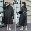 Impermeable largo, protección completa contra la lluvia, impermeable de una pieza para exteriores, poncho de lluvia estilo cortavientos, impermeable reflectante de una pieza para hombre para protección laboral