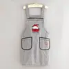 Delantal de Manga Larga Moderno Resistente a Manchas para Cocina Casera, Nuevo Delantal de Cintura de Cocina Transpirable Resistente a la Suciedad, Mono Sencillo para Adultos