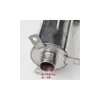 Bomba de Poço Bomba de Água de Aço Inoxidável Bomba de Cabeça de Poço Doméstica Dispositivo de Sucção de Água Manual Bomba de Poço Acionada por Manivela Bomba de Pressão Manual