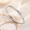 Pulsera Irregular de Acero Inoxidable tipo Panal para Mujer, Pulsera de Acero de Titanio con Acabado de Alta Gama, Moderna, Minimalista, Versátil y que No se Desvanece