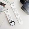 Aplicable a Correa de Apple Watch applewatchs8 Correa de Reloj Universal Agujero Transpirable Magnética de Silicona Correa de Apple Watch