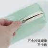 Estuche de Lápices de Dibujos Animados Lindo Transfronterizo, Bolsa de Papelería Estudiantil de una Sola Capa de PU de Gran Capacidad, Estuche Rectangular para Lápices al por Mayor en Stock