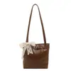 Bolsa Tote Linda para Mujer 2026 Estilo Nuevo Versátil Elegante Bloqueo de Color Bolso de Hombro de Gama Alta