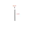 F136 Titanio Dientes Internos Barra Recta Clavo de Lengua Barra Clavo de Labio Aleación de Titanio G23 Rosca de Doble Punta Joyería para Perforaciones Accesorios