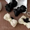 Presilha de Cabelo Princesa com Laço de Camada Dupla Grampo de Orelha de Fada para Menina Doce Acessório Lateral para Franja Feminina
