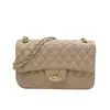 2026 Bolso Cuadrado Pequeño de Cadena Transfronteriza Bolsos Acolchados para Mujer Bolso Cruzado al Hombro Hebilla de Cierre Bolso Pequeño Estilo Chanel Fábrica de Origen