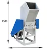 Trituradora de plástico, trituradora industrial grande y potente, trituradora de papelera azul para frutas, trituradora de reciclaje de parachoques