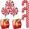 Globo de aluminio de Navidad venta caliente transfronteriza decoración de vacaciones de Año Nuevo alce muñeco de nieve molino de viento globo de Navidad