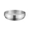 Restaurante de Barbacoa Comercial Plato de Acero Inoxidable Bol de Acero Inoxidable Estilo Coreano Restaurante de Hotel Plato para Condimentos de Acero Inoxidable Taza de Acero Inoxidable
