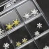 Serie de Copos de Nieve Navideños Otoño e Invierno Accesorios para Uñas Decoración de Uñas Diamante Copo de Nieve Lujo Accesible Uñas Portátiles Decoración de Uñas