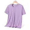Nueva Camiseta de Manga Corta de Verano 2024 Estilo Pareja Camiseta de Verano con Cuello Redondo Moda Holgada Hielo Seda Transpirable Tops para Hombres y Mujeres