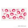 Día de San Valentín amor enfermera Serie Médica Transferencia UV DTF Etiqueta de Cristal Pegatina para Taza desprendible