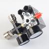 Conjunto de presostato tres en uno 220V válvula reguladora de presión de cuatro vías 90-120psi válvula reductora de presión accesorios para compresor de aire
