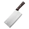 Faca de chef afiada de aço inoxidável para cozinha doméstica com cabo de plástico, faca de fatiar, cutelo de carne, faca leve para mulheres, atacado