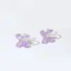 Brincos de Stud Verão Estilo Coreano ins Pequenos Frescos Para Orelha Resina Brincos Design Nicho Moda Laço Studs