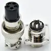 Enchufe cuadrado tipo M12, conector de aviación, conector jack, enchufe cuadrado, enchufe recto, 2-7 polos