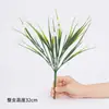 Fruta de Amante Artificial de 5 Pétalas Eucalipto Grama da Primavera Chá Violeta Camélia Glória da Manhã Lavanda Plástico Flor Falsa Flor Decorativa