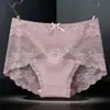 Venda Quente Calcinhas de Renda Cintura Alta Alta Elasticidade Confortáveis Respiráveis Forro Antibacteriano Desejo Puro Japonês Calcinhas Triângulo para Jovens Plus Size