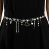 Corrente de Cintura com Franja de Concha CrossPearl Estilo Boêmio Pingente de Concha Decoração de Cintura Multicamadas Combinação para Roupas Femininas