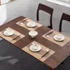 Novo Jogo Americano Estilo Chinês Tapete de Isolamento Térmico Sentido Avançado Mesa de Jantar Tapete para Comida Ocidental Estilo Chinês Doméstico Hotel Restaurante Tapete para Tigela