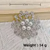Broches y Accesorios Gymnisky Broche Vintage de Pedrería Europeo y Americano Broche Estrella Bamang para Traje Suéter Bufanda Decoración