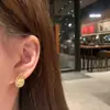 Pendientes de Gota de Agua con Incrustaciones de Diamantes Completos y Diamantes Amarillos, Diseño de Nicho, Elegantes, Versátiles, Joyería para Orejas Noble y Exquisita, Sentido de Lujo Ligero de Alta Calidad