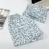 "Estilo Chino Retro" Conjunto de Pijama para Mujer, Dos Piezas tipo Algodón con Pantalones Largos y Shorts, Adecuado para Primavera, Otoño y Verano, Pantalones de Casa para Mujer, Pantalones Casuales