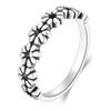 Cao Shi Anillo Elegante de Flor Retro Francés para Mujer Transfronterizo Japonés y Coreano Anillo Natural Anillo de Cola para Mujer Accesorios Combinables