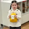 Mochila Mini Lona Infantil 2026 para Meninos e Meninas do Jardim de Infância com Pingente de Desenho Animado, Mochila Casual para Bebê