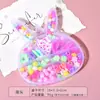 Caja de Regalo DIY de Cuentas para Niños Transfronteriza Juguetes Educativos Pulsera de Joyería Hecha a Mano para Niñas Paquete de Materiales al por Mayor