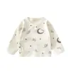 Jq Jingqi Kimono para Recién Nacidos Primavera y Otoño Algodón Puro 0-6 Meses Ropa Interior para Bebés Luna Llena Estilo Otoño Cien Días Top
