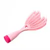 Peine Esponjoso Portátil Hueco para Mujer Peine para Cabello Largo Peine para Cabeza Masajeador Peine Meridianos Peine Doméstico Húmedo y Seco sin Nudos