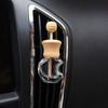 Frasco de perfume para carro Cubo de Água frasco vazio saída de ar frasco de vidro para aromaterapia madeira criativo suprimentos de decoração de perfume para carro