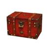 Caja de Almacenamiento de Madera Retro de Estilo Europeo con Cerradura Caja de Almacenamiento para el Hogar Caja de Madera Adornos Decorativos Caja Atrezzo para Escape de Habitación
