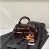 Bolsa de Bowling Popular da Moda Bolsa de Mão de Nicho Bolsa Feminina 2025 Nova Tendência Bolsa Boston Bolsa de Ombro Transversal