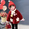 Jaqueta Infantil Feminina Inverno 2026 Nova Estilosa Menina Plus Veludo Engrossado Bebê Menina Ano Novo Casaco Peludo Roupas de Inverno Infantil