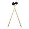 Baquetas Aireadas, Mazas para Tambor de Lengua de Acero, Tambor Lotus Sin Preocupaciones, Baquetas de Marimba, Baquetas para Teclado, Baquetas de Cabeza de Goma Suave, Par de Baquetas