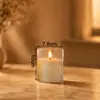 Vela Eletrônica Transfronteiriça Lâmpada de Vela LED Decoração Ornamento Vela de Simulação Atmosfera Romântica Europeia Lâmpada de Vela Eletrônica