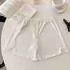 Shorts de Segurança Anti-Exposição de Seda de Gelo Soltos 5620 Verão Finos com Bainha que Não Enrola Roupa Íntima Shorts Calça de Dormir para Casa