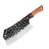 Facas Yangjiang, facas de cozinha, facas domésticas para cortar ossos, facas para cortar carne, facas de cozinha forjadas em aço inoxidável, facas Longshui, facas para cortar ossos, atacado