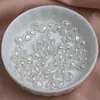 Dingyi Forma de Corazón Transparente Luna Fría Chapado Acrílico Cuentas con Agujero Pasante Sueltas Hecho a Mano DIY Cadena para Teléfono Adornos Accesorios