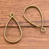 17 Estilos de Accesorios para Joyería DIY de Aleación Verde Antiguo, Colgantes de Corazón con Forma de Luna, Encantadores Marcos Huecos de Resina