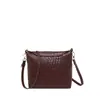 Bolsa de mão com textura de tendência transfronteiriça, bolsa quadrada pequena, bolsa feminina, novidade de outono 2026, cor sólida, bolsa de ombro único trançada, bolsa para o dia a dia, bolsa transversal