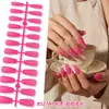 Europeu e Americano Popular Transfronteiriço Fosco Sólido Cor Gelo-Transparente Alto Padrão Trapezoidal Nail Art Unhas Usáveis Pontas de Unhas Postiças Acessórios