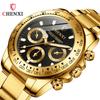 Reloj Dorado para Hombre Dawn Explosiones Transfronterizas Reloj para Hombre Reloj de Negocios para Hombre Luminoso Impermeable Reloj de Cuarzo