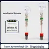 Termômetro flutuante conveniente para aquário indicador de temperatura de alta velocidade e precisão detector de temperatura de coluna de líquido bolha de suspensão estável
