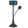 Cámara Digital de Alta Definición para Transmisiones, Cámara Externa USB sin Controlador con Micrófono, Luz de Visión Nocturna, Video para Computadora, Clases en Línea