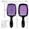 Fornecido diretamente do fabricante, o Pente Oco em Formato de Coração é um Pente de Uso Duplo para Cabelos Secos e Molhados, Criando um Estilo Volumoso, Pente Massageador, Anti-Frizz, Suavizante de Cabelos e Embelezador de Cabelos