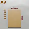 Cartão Kraft em 5 Espessuras, Tamanhos A2 A3 A4 A5, Papel Kraft Grosso, Papel para Capa Dura Artesanal